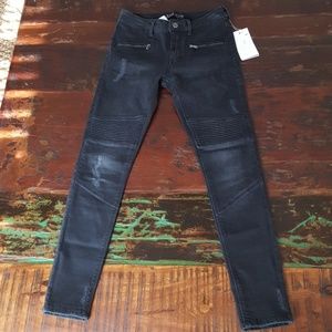 Zara moto skinny jeans
