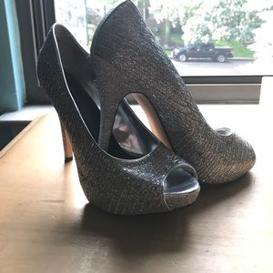 Sexy, glittery, high heel shoes size 11