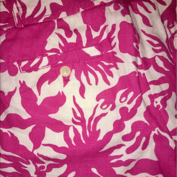 Adorable J. Crew Shorts Sz 4 City Fit 100% Linen - Picture 5 of 5