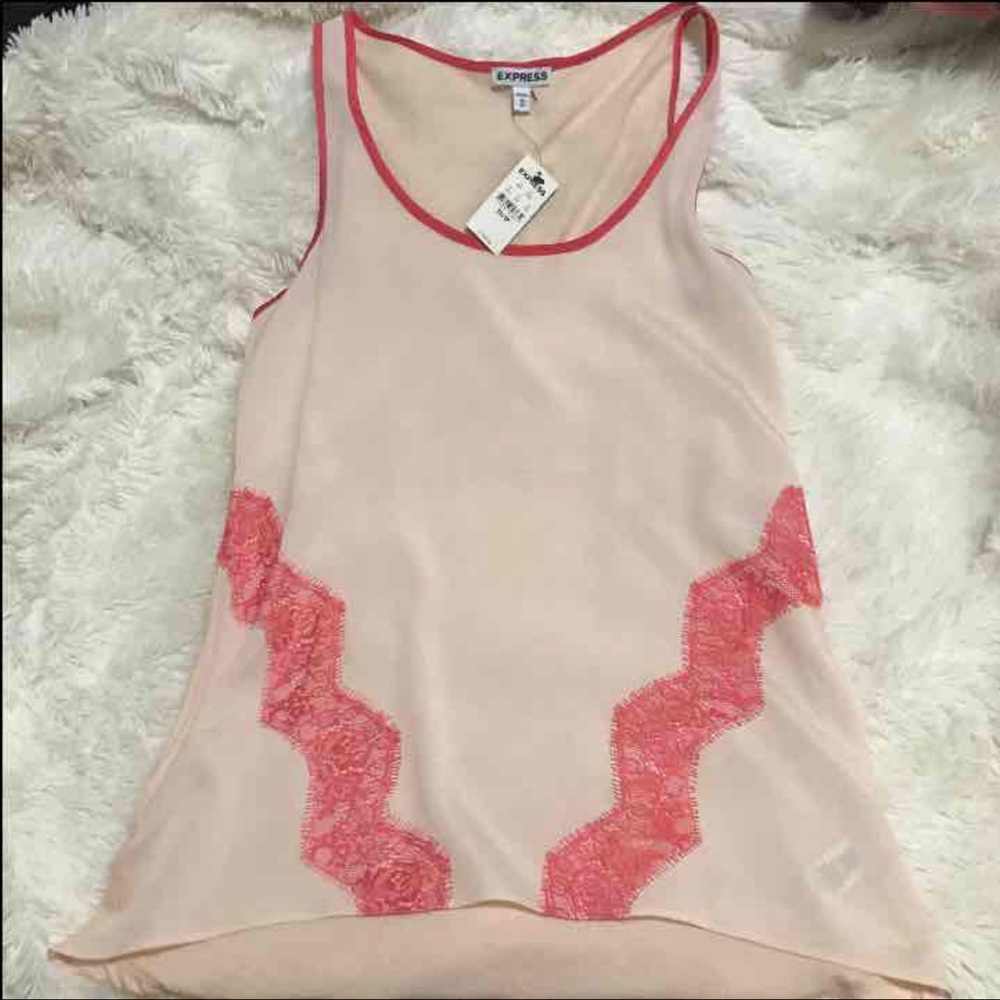Pink express top XS