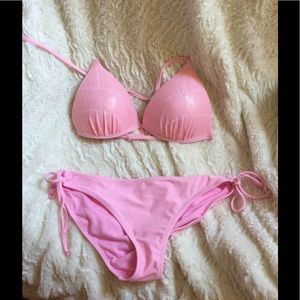 Pink sequin bikini. Never worn.💗💖