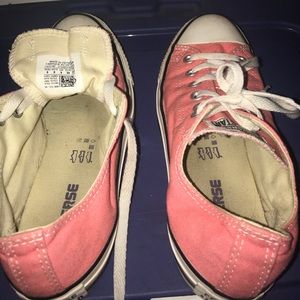 coral pink converse