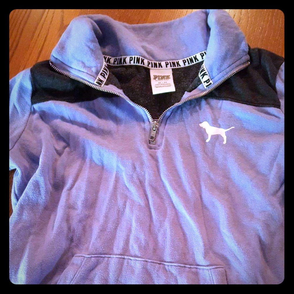 VS PINK half-zip, size XS