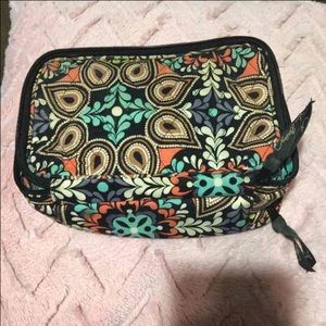 vera bradley makeup bag.