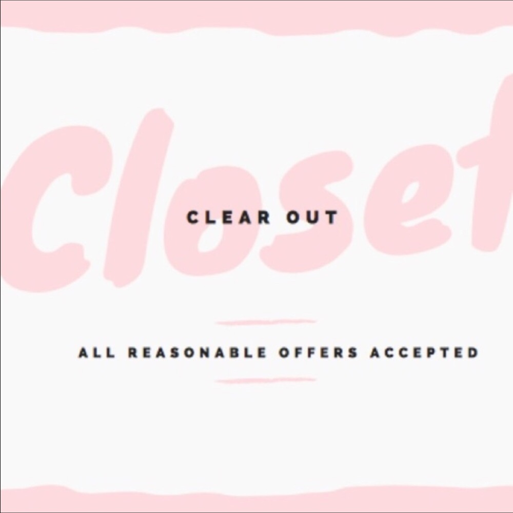 Closet clear out