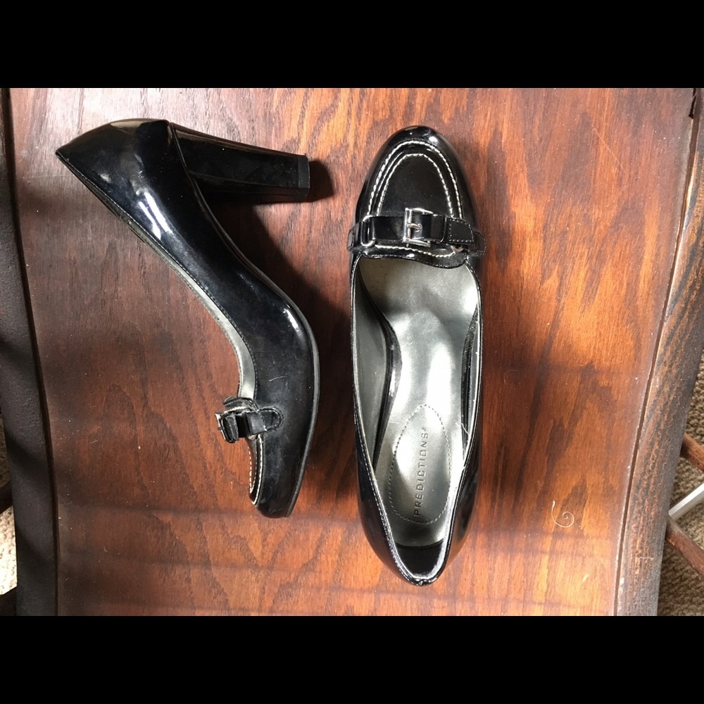 Patent leather heels