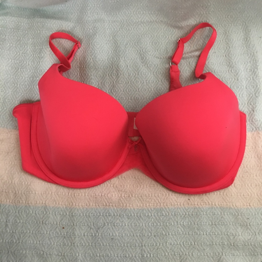 Victoria's Secrets Hot Pink Demi Bra 34DD