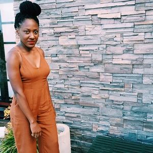 Burnt Orange Jumpsuit