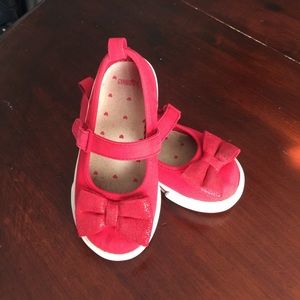 Gymboree red shoes.