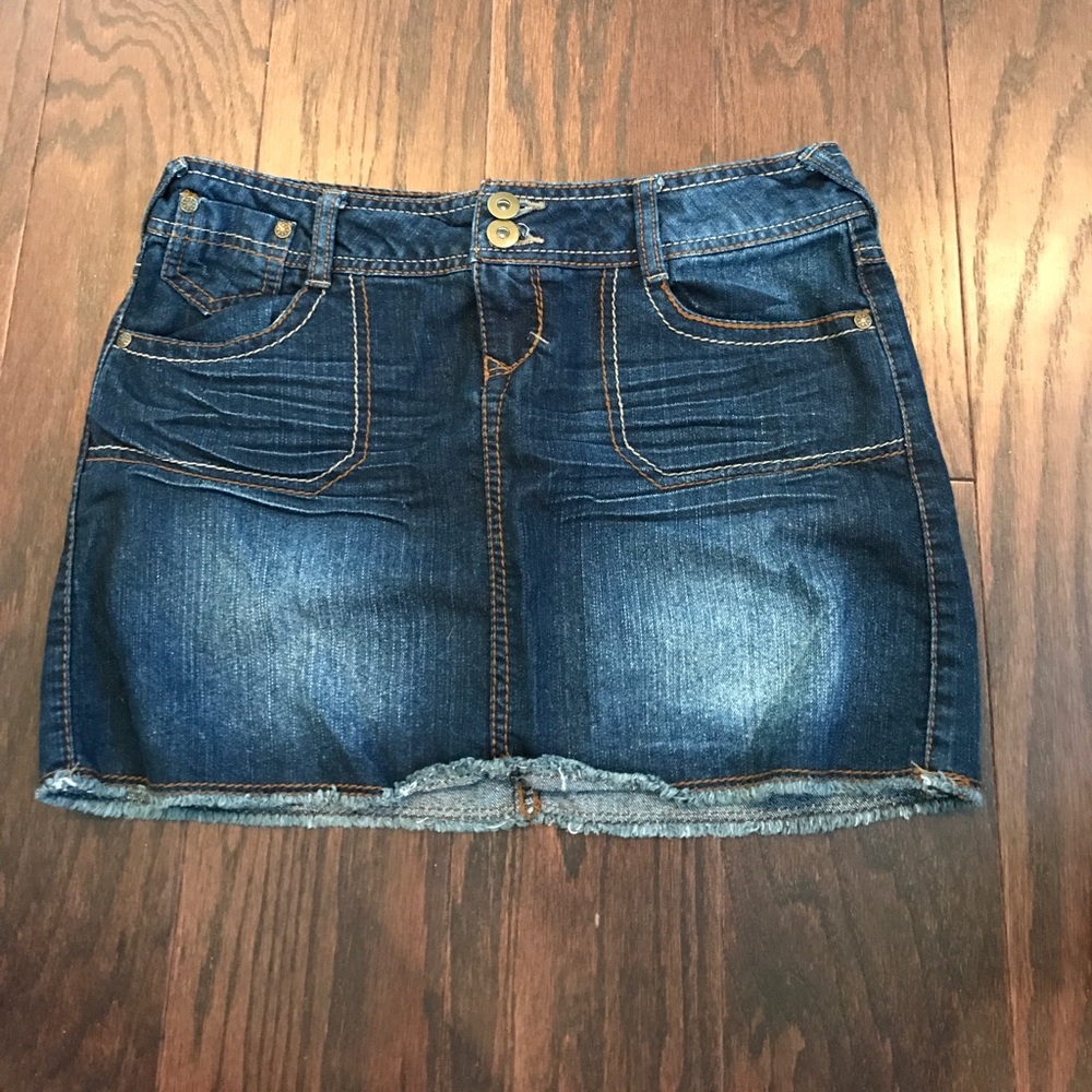 Blue denim mini skirt Sz 3