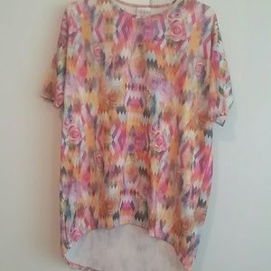 LuLaRoe XXS Irma Digital Roses