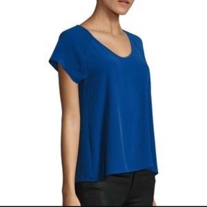 Joie classic silk short sleeve top
