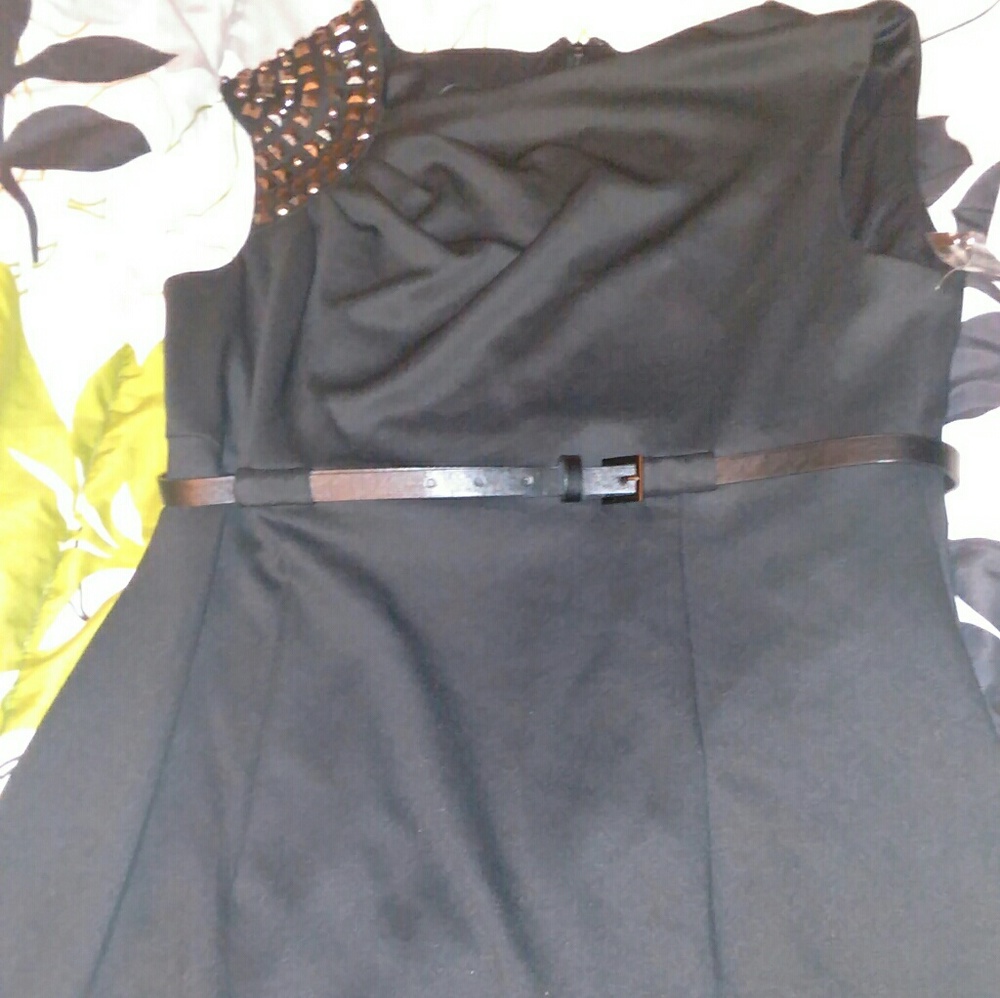 R&M RICHARDS Black Cocktail Dress Size 14