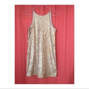 Flowy Sequin Dress
