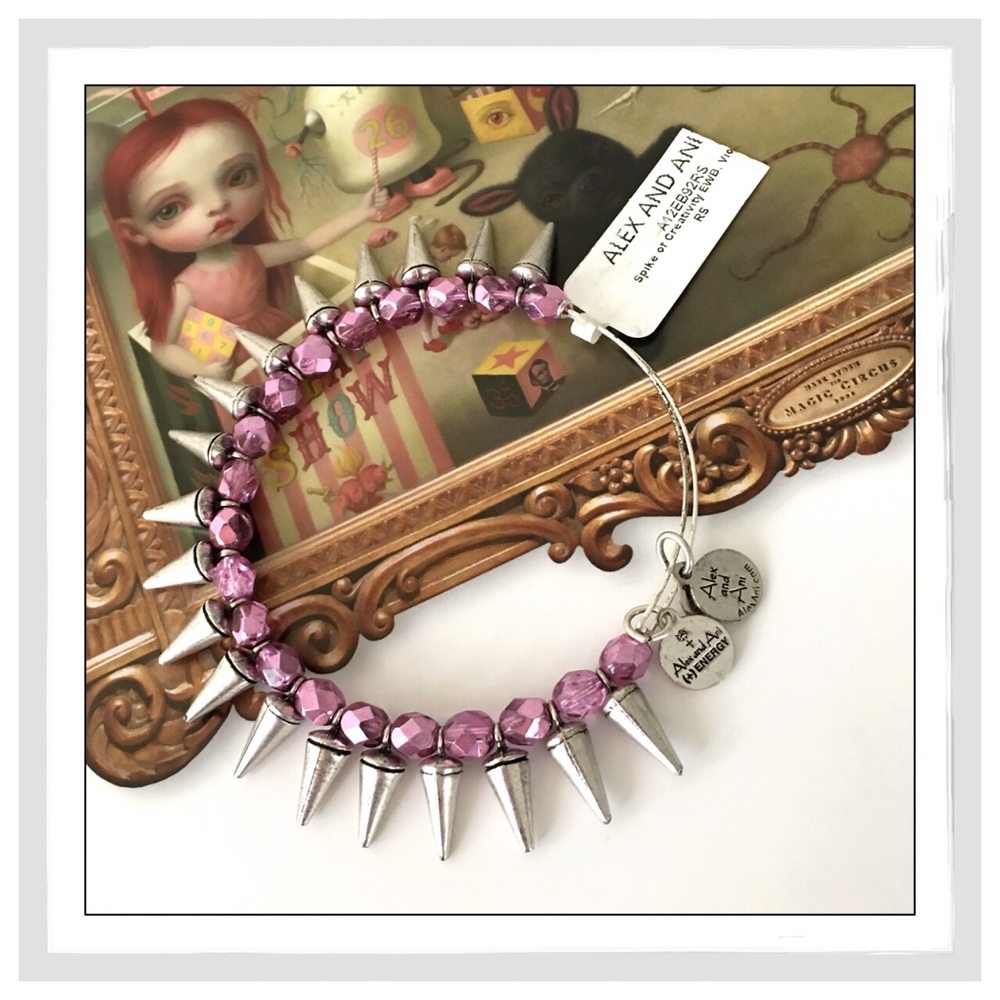 Alex & Ani 'Spike Of Creativity' Bangle Bracelet