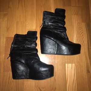 Black Leather Boots H&M Dragon Tattoo