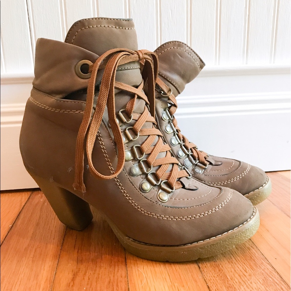 Work Boot Style Heels