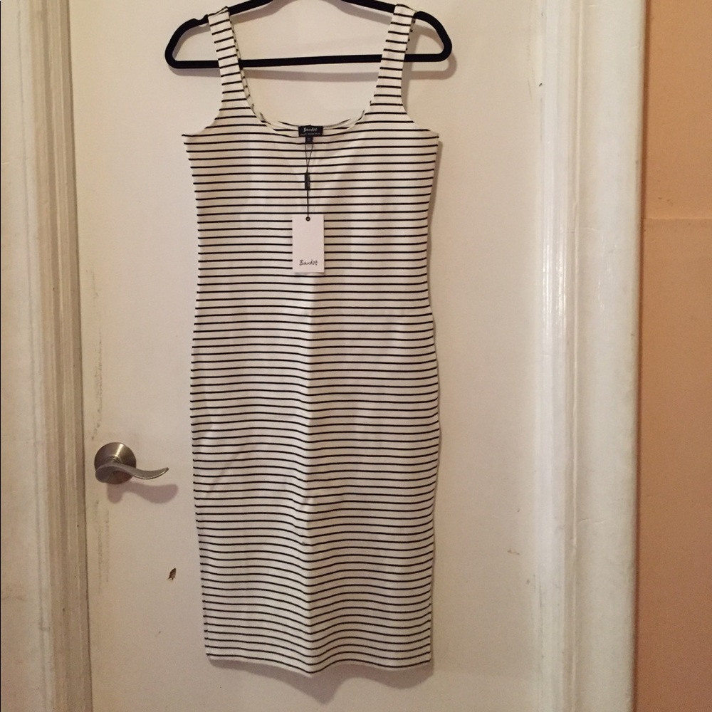 Bardot Cotton bandage fit dress.