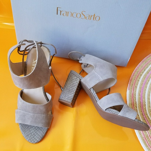 Franco Sarto Shoes - NWOT Franco Sarto suede tan sandals