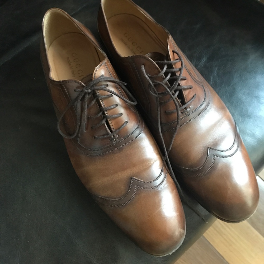 Gucci men's 9.5 dress shoe