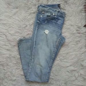 Bye! Express Stella barely boot jeans size 8