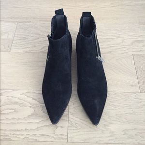 Sigerson Morrison suede ankle booties