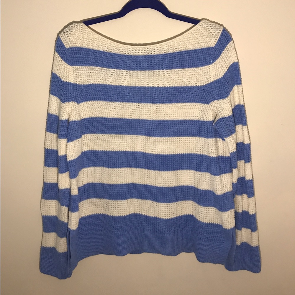 GAP crew neck waffle sweater