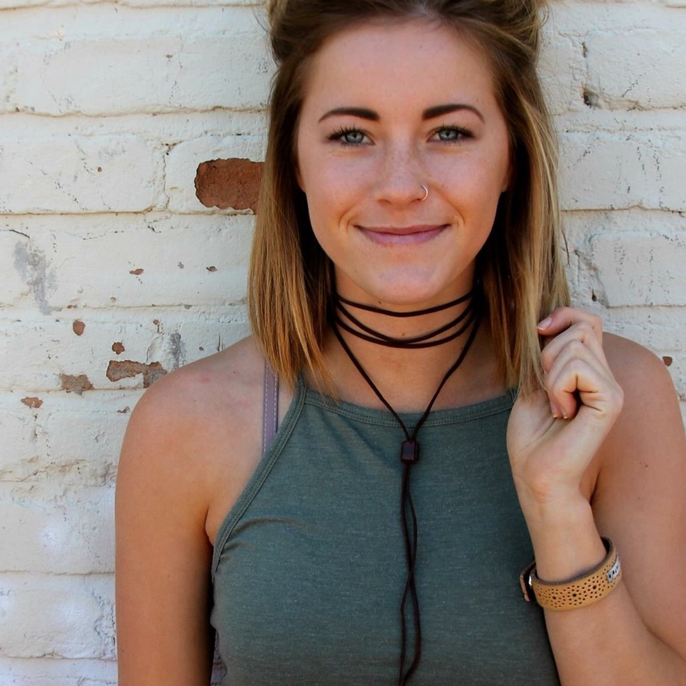 Chocolate Brown Choker