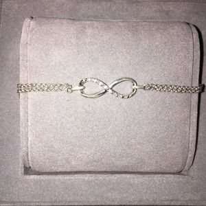 Sterling Silver & Diamond Bracelet
