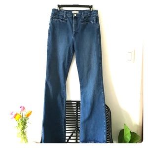 Madewell flea market flare high rise