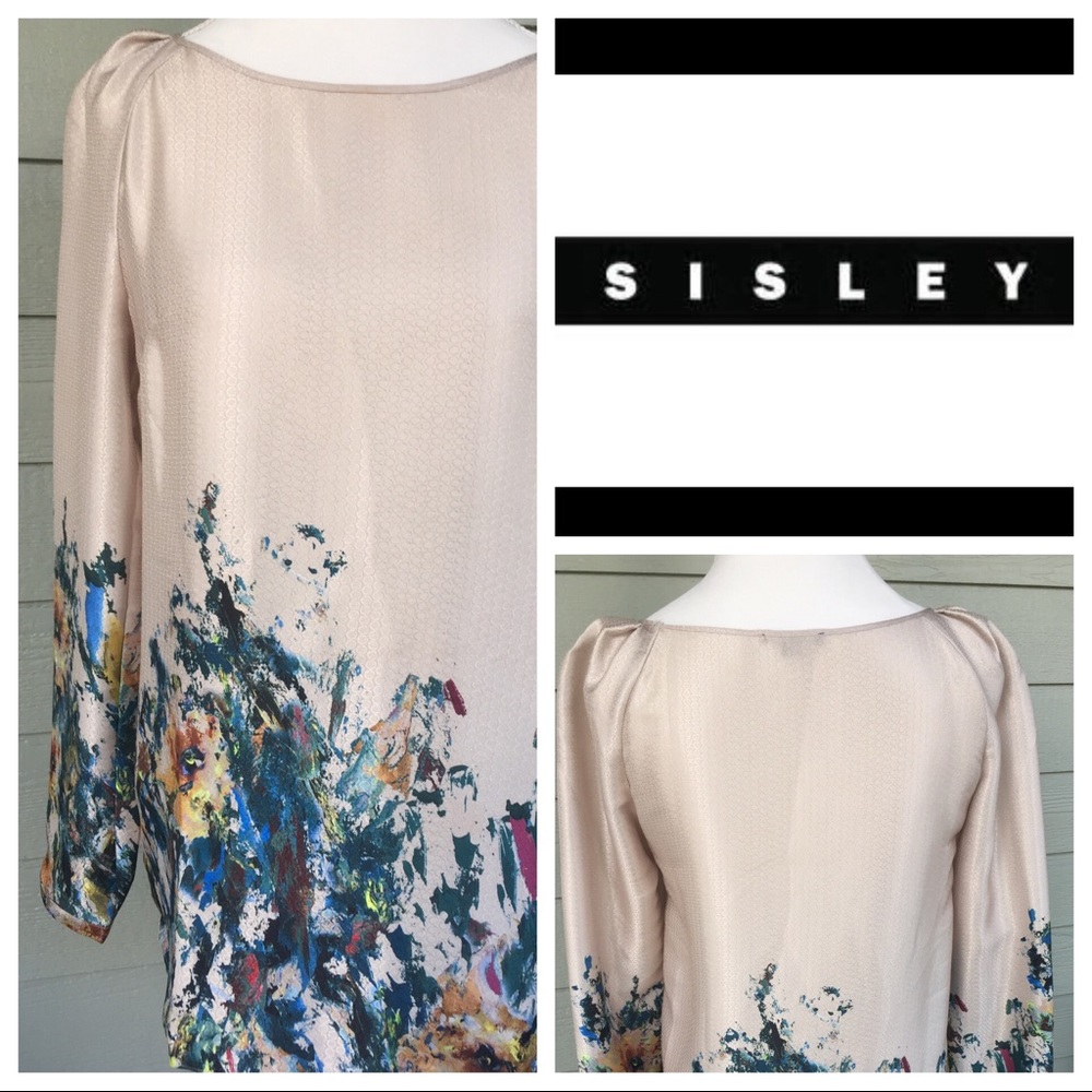 Sisley long-sleeve blouse