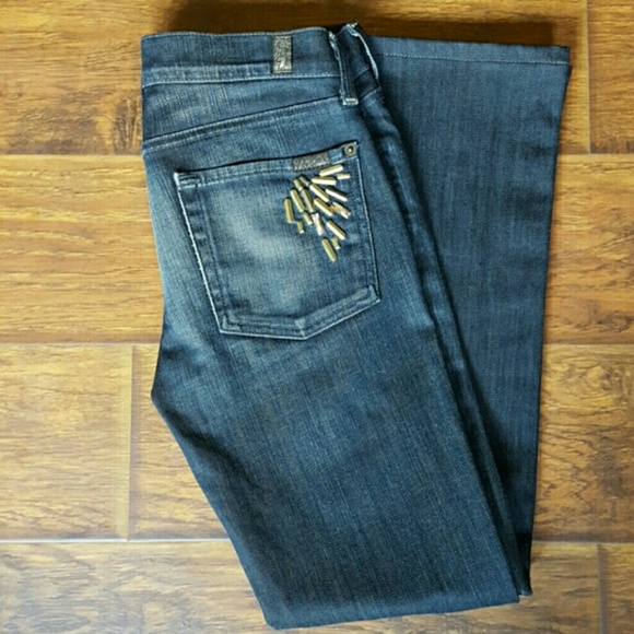 7 For All Mankind Denim - 7 For All Mankind size 27 embellished jean