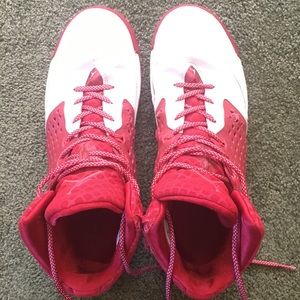 White and red Jordan Flywires