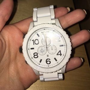 White Nixon watch