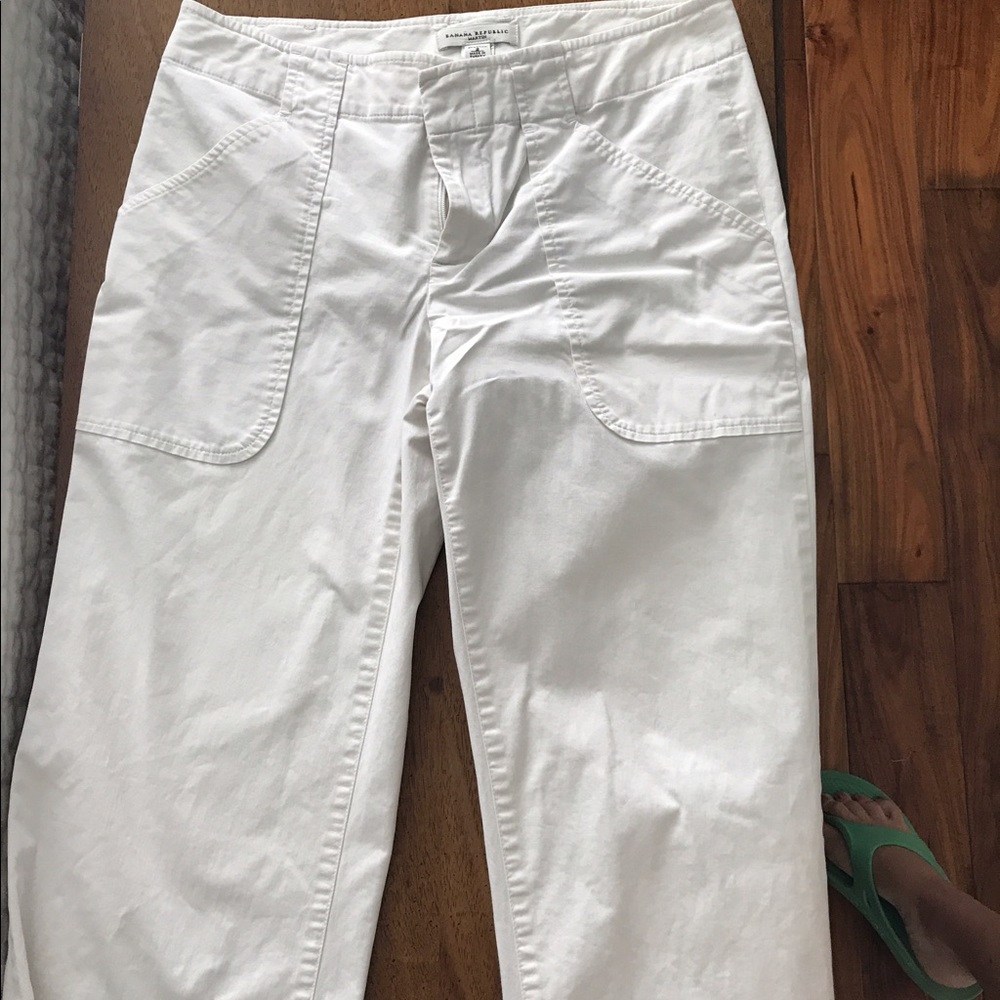 White banana republic Martin pants