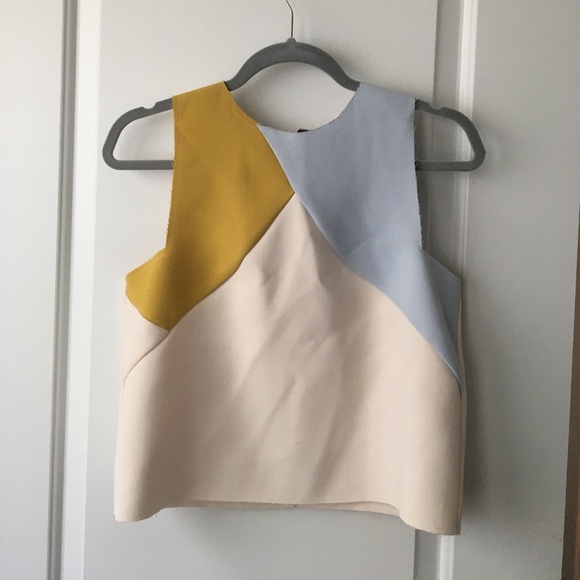 SOLD. Topshop Colorblock Top. - Picture 2 of 4