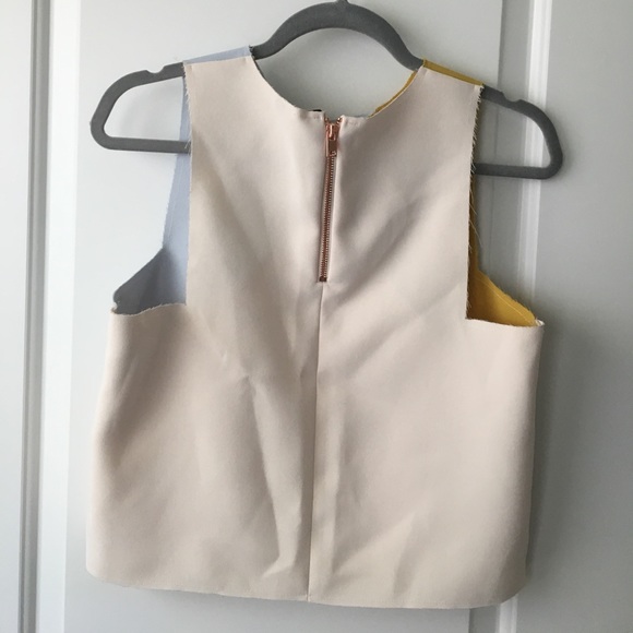 SOLD. Topshop Colorblock Top. - Picture 3 of 4