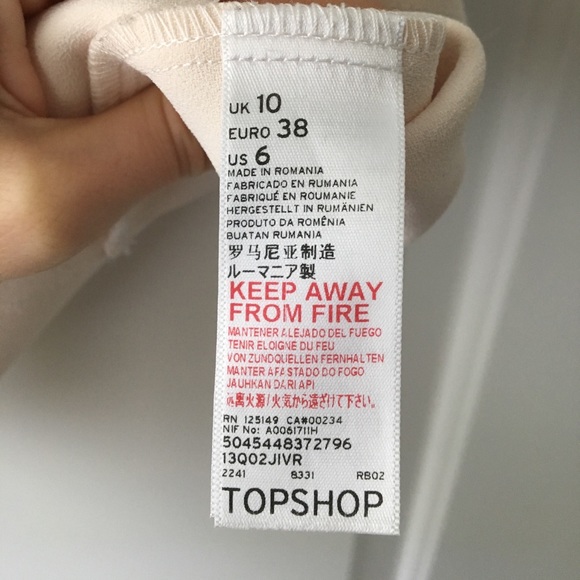 SOLD. Topshop Colorblock Top. - Picture 4 of 4