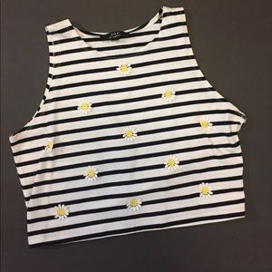 Iris Los Angeles: Striped Crop Top