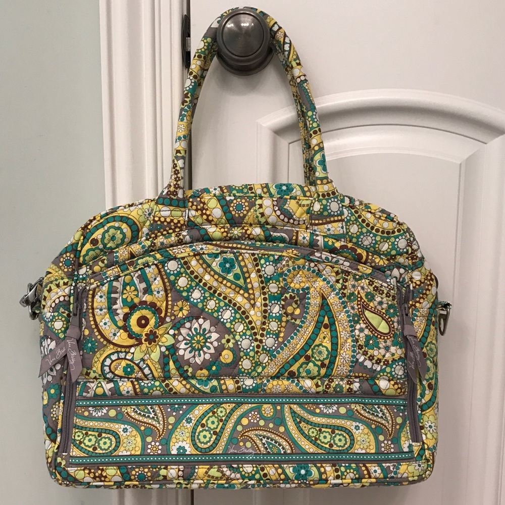 NWOT Vera Bradley Lemon Parfait Work/Laptop Bag