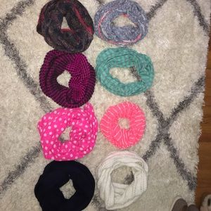 MULTIPLE infinity scarfs