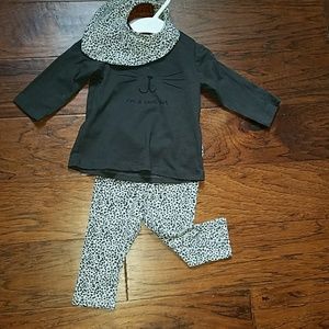 Brand new h&m matching set (2to 4month)