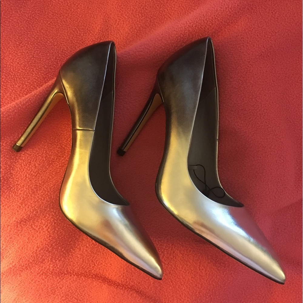 Zara Women's ombré silver heels