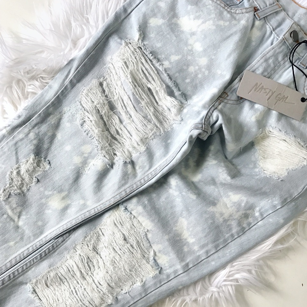 LAST Size 29 Distressed Spotted Boyfriend Jeans - Picture 5 of 7