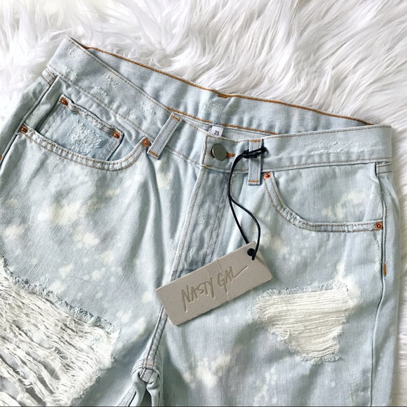 LAST Size 29 Distressed Spotted Boyfriend Jeans - Picture 4 of 7