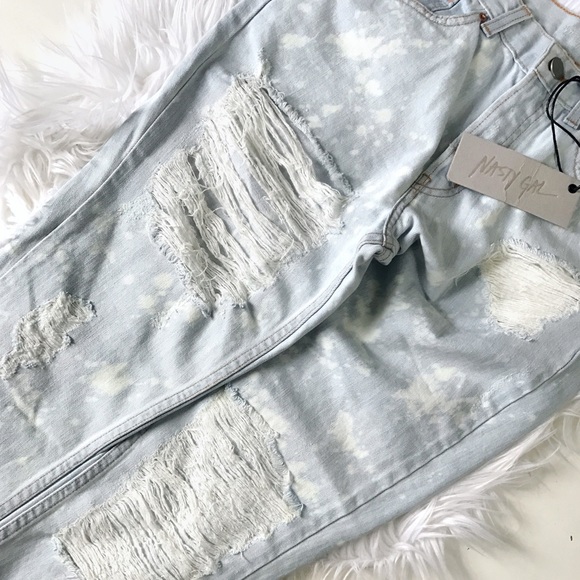 LAST Size 29 Distressed Spotted Boyfriend Jeans - Picture 5 of 7