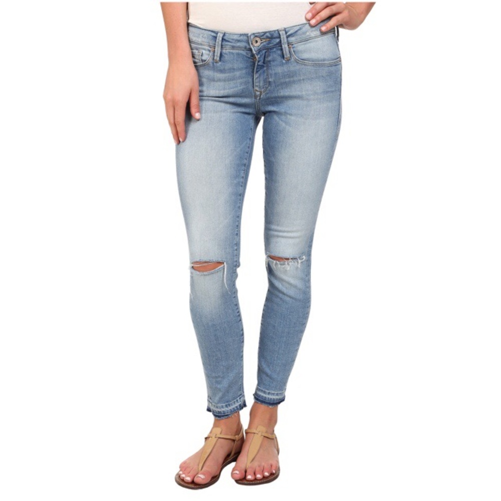 Mavi Alexa Ankle Skinny • Light Destructed Vintage
