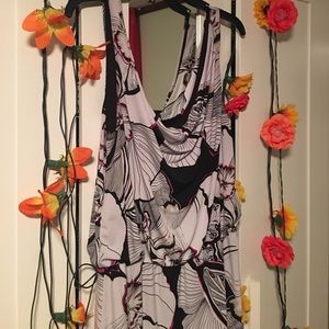 Flower Print Summer Dress