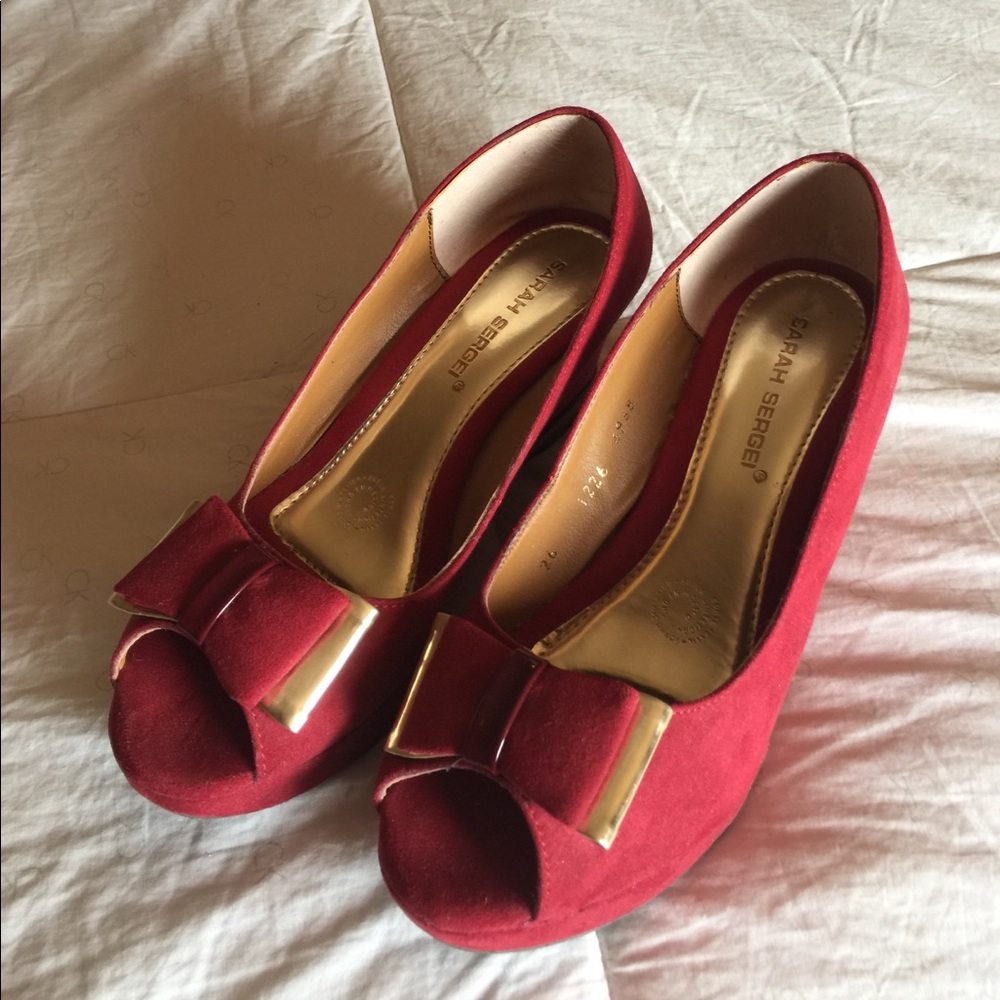 Like New Red Beautiful Shoes