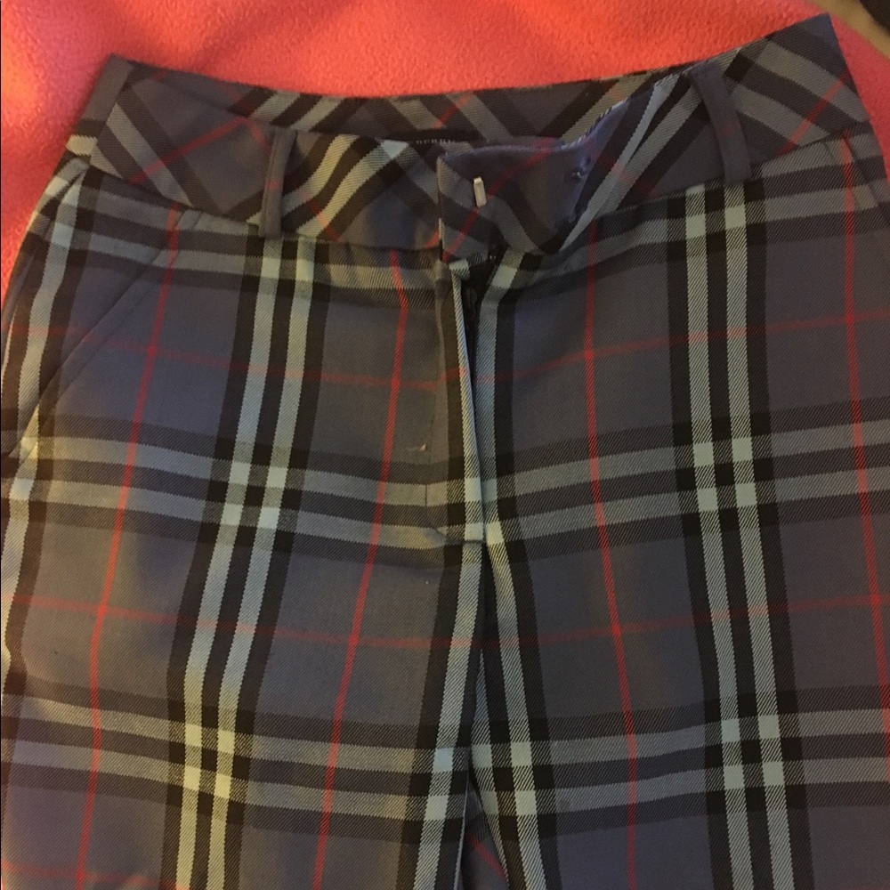 Burberry Girl's check print trousers